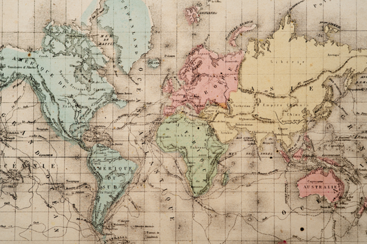A map of the world
