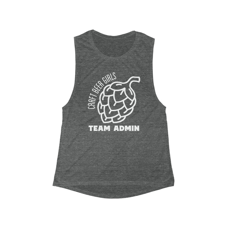 Craft Beer Girls - Admins - Flowy Scoop Muscle Tank