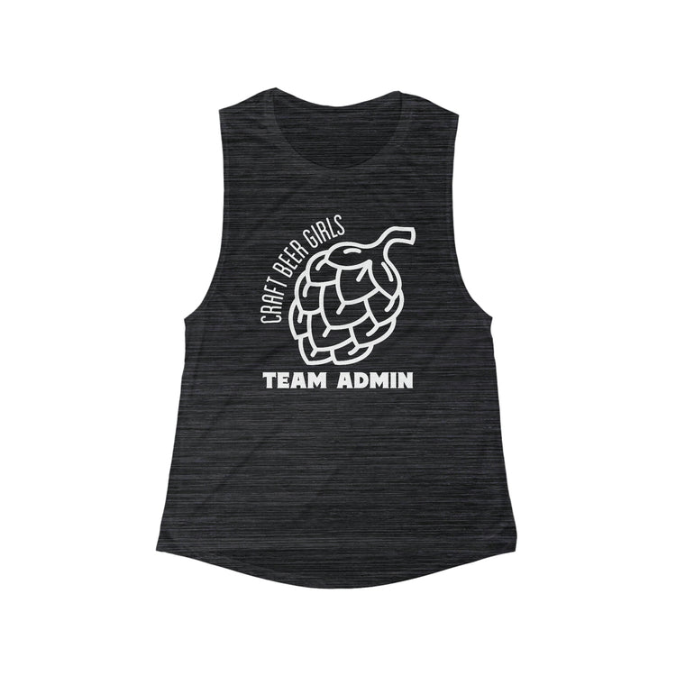 Craft Beer Girls - Admins - Flowy Scoop Muscle Tank