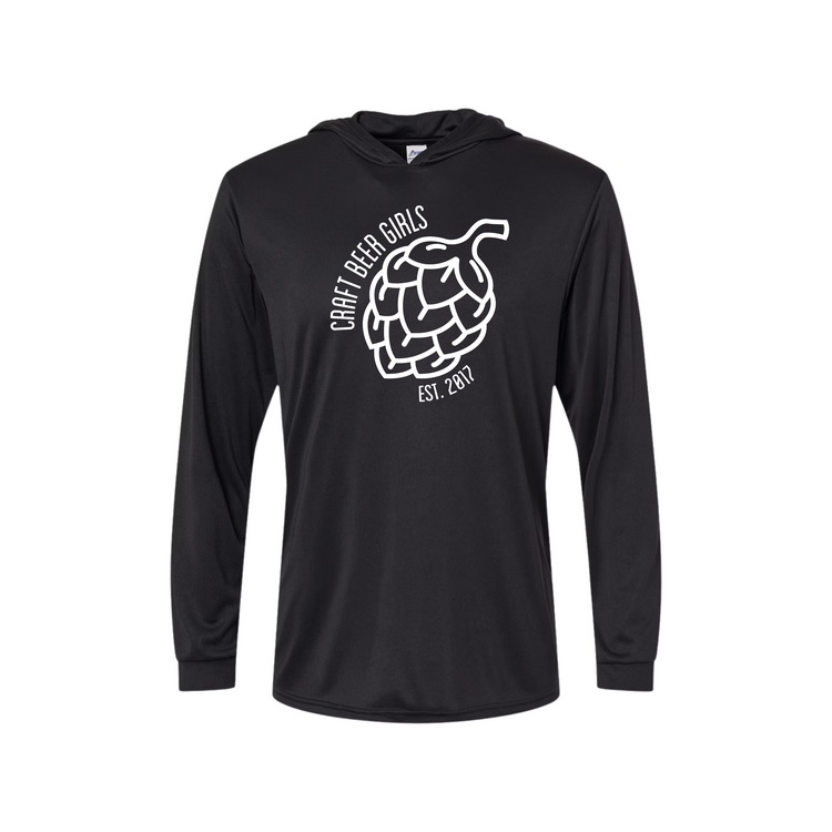 Classic Craft Beer Girls Performance Dri-Fit Long-Sleeve Hoodie Tee