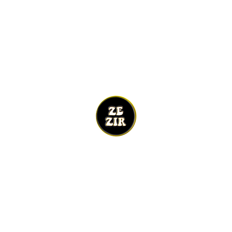 Groovy Pronouns Are Enamel Pin
