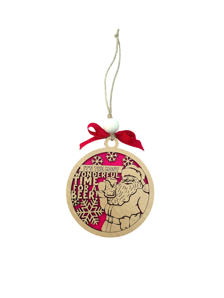 It's the Most Wonderful Time for Beer Ornament