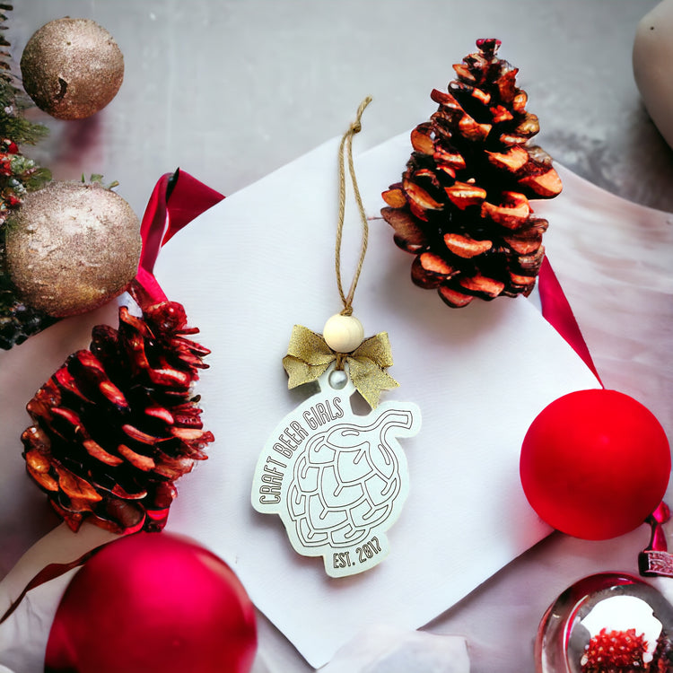 Craft Beer Girls Logo Ornament