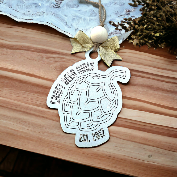 Craft Beer Girls Logo Ornament