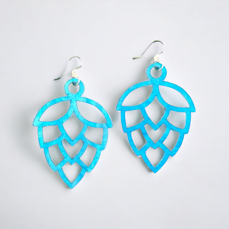 Winter Blue Hop Earrings