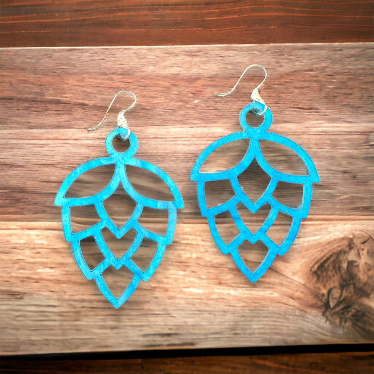 Winter Blue Hop Earrings