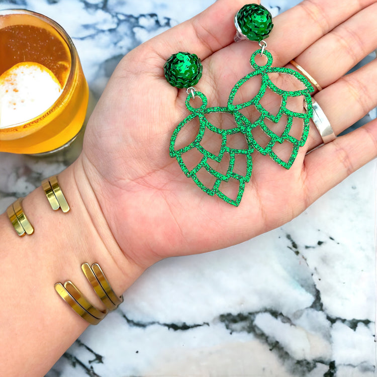 Sequins & Hops Galore Earrings