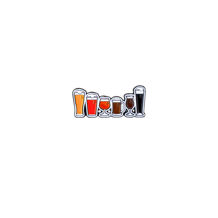 Beer Flight Enamel Pin