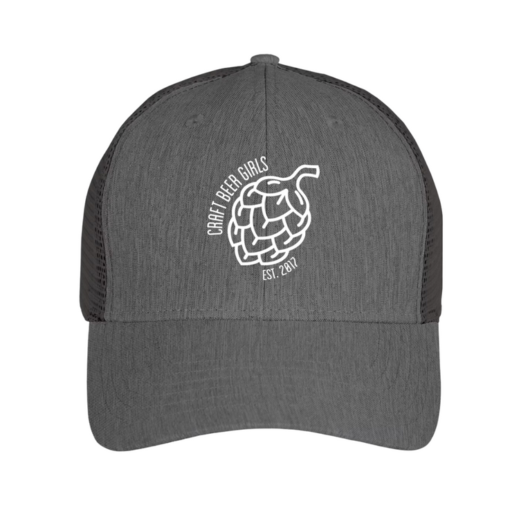 Craft Beer Girls Trucker Hat - Black on Black Edition