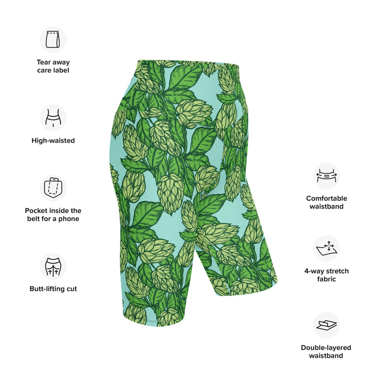 The Hoppy Garden - Biker Shorts