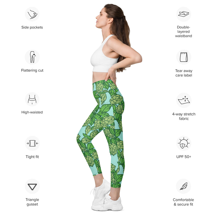 The Hoppy Garden - Leggings with Pockets