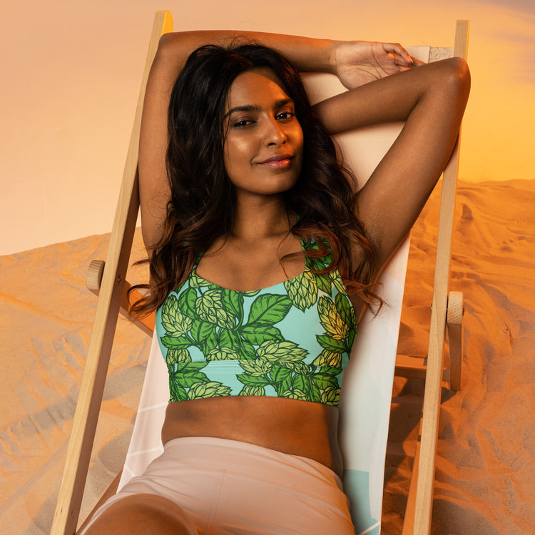 The Hoppy Garden - Longline Sports Bra