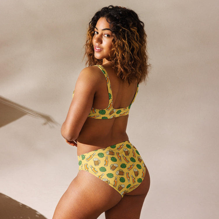 Hoppy Harvest - Recycled High-Waisted Bikini