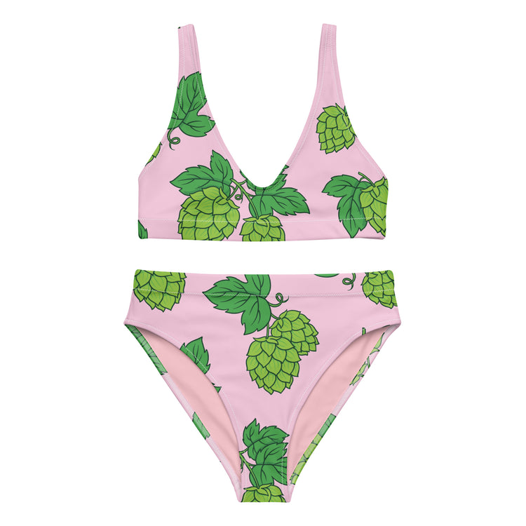Pink Ale-chemy - Recycled High-Waisted Bikini