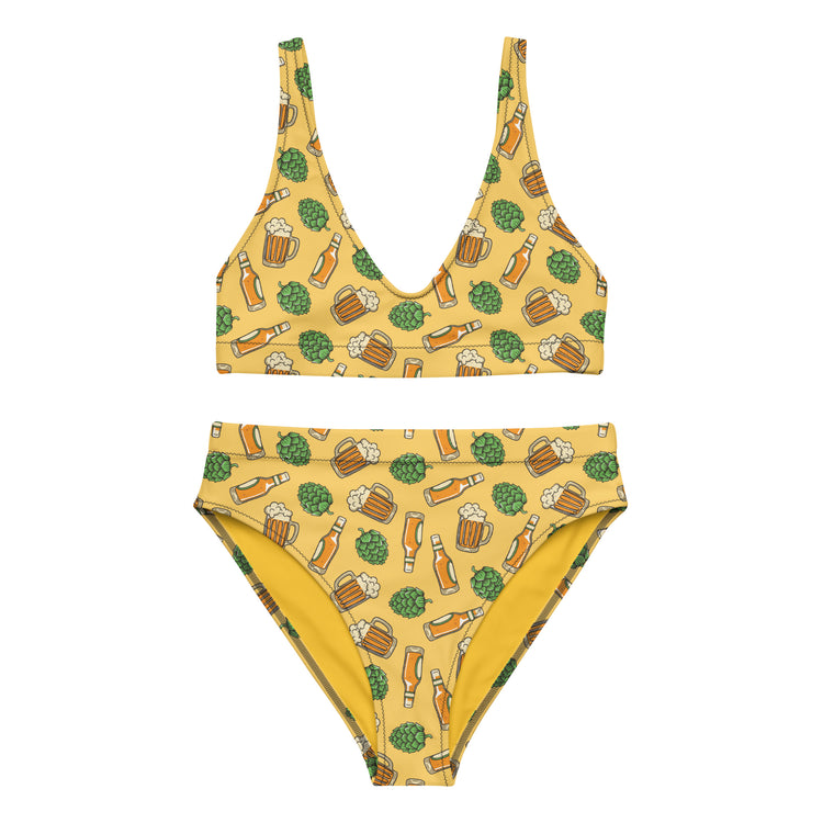 Hoppy Harvest - Recycled High-Waisted Bikini