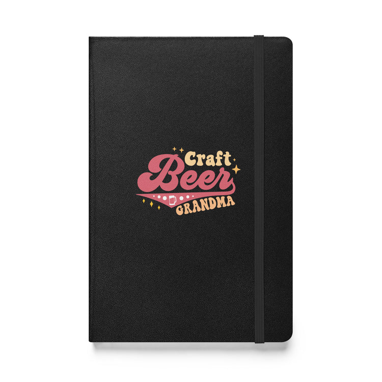 Craft Beer Grandma - Hardcover Notebook