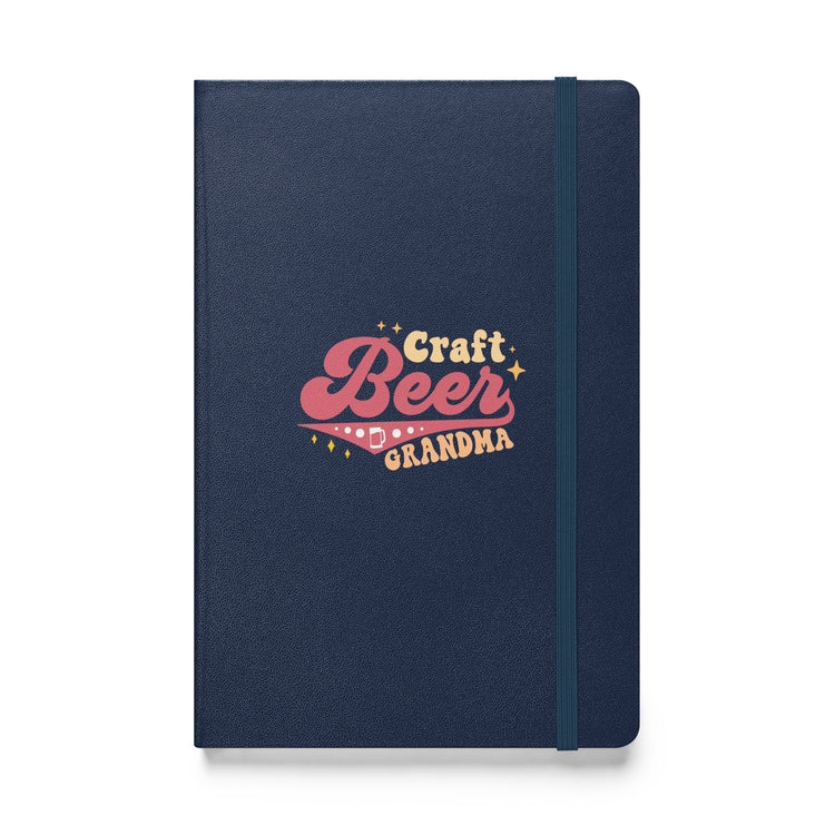 Craft Beer Grandma - Hardcover Notebook