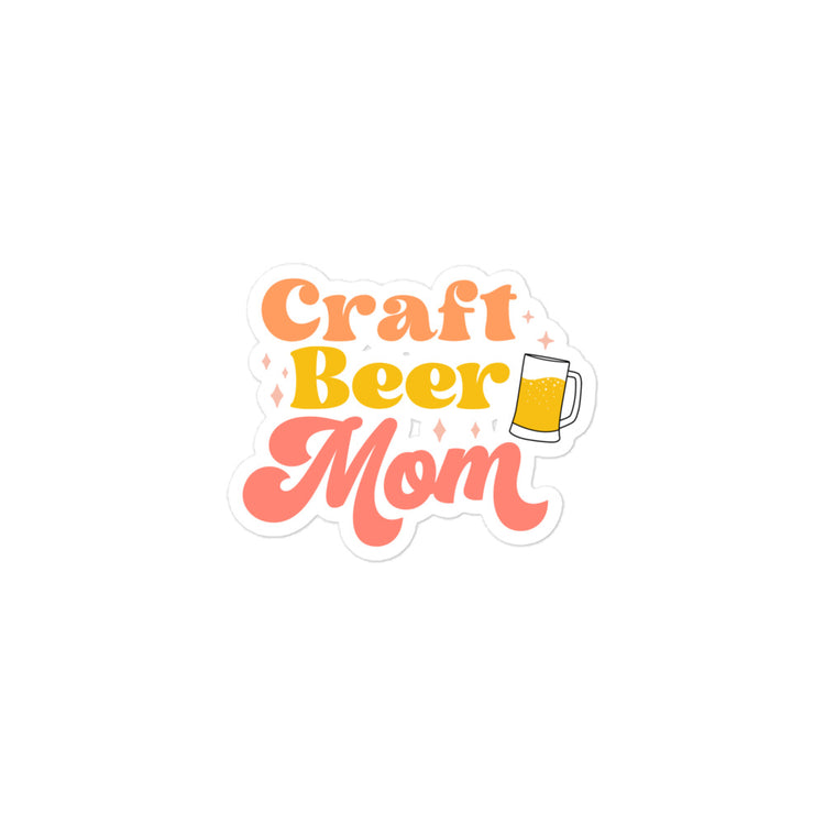 Craft Beer Mom - Kiss-Cut Sticker