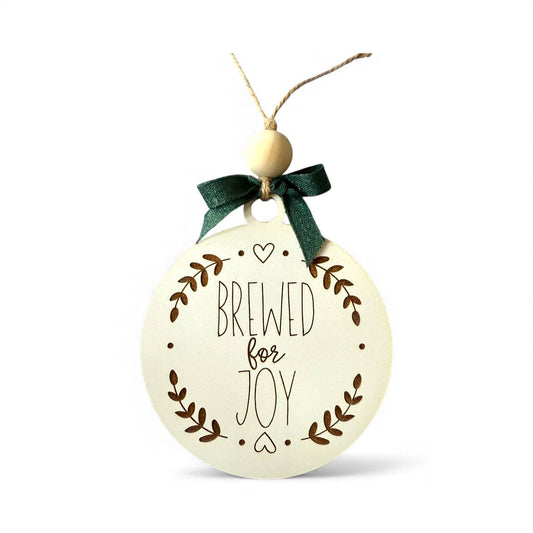 Brewed for Joy Ornament