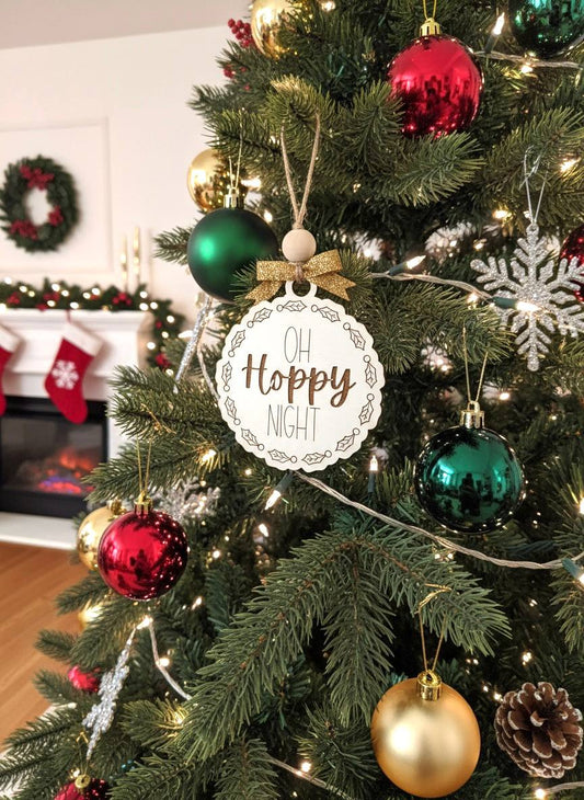 Oh Hoppy Night Ornament