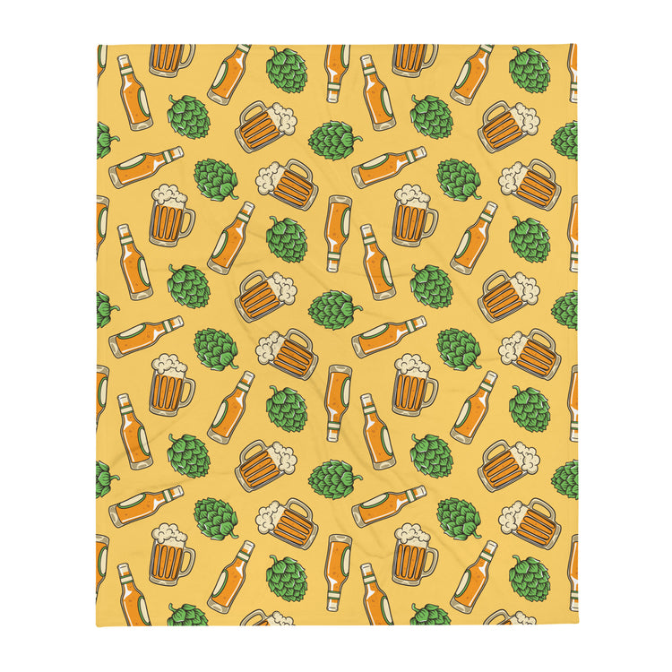 Hoppy Harvest - Throw Blanket