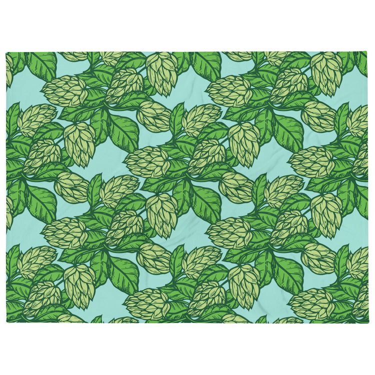 The Hoppy Garden - Throw Blanket