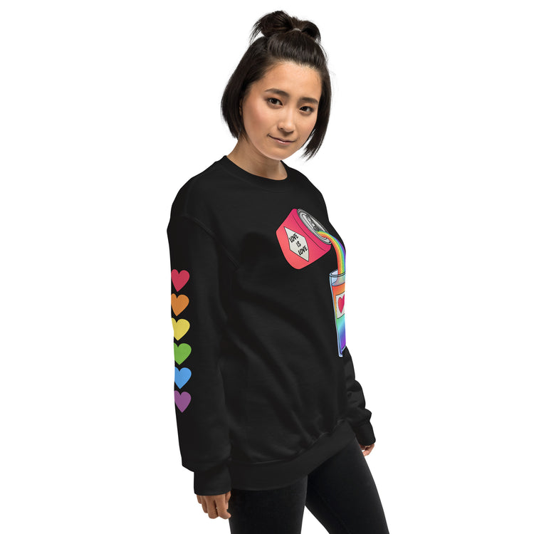 Love is Love Can Pour - All-Gender Sweatshirt
