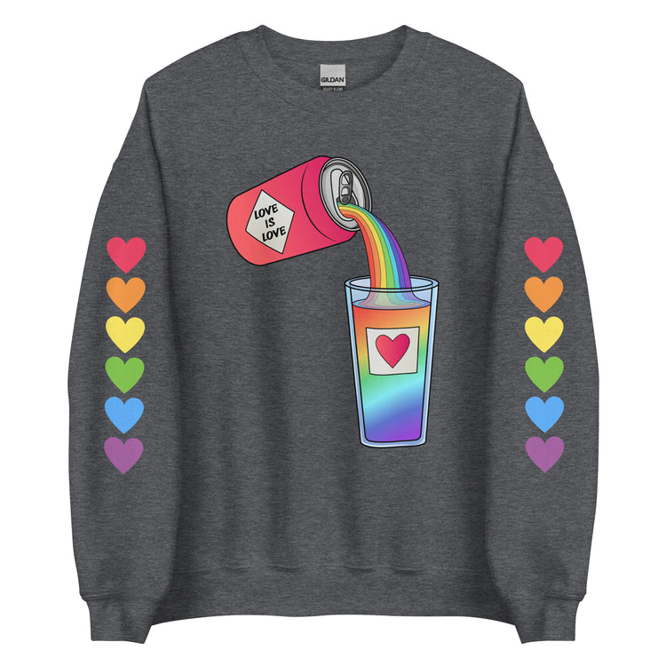 Love is Love Can Pour - All-Gender Sweatshirt