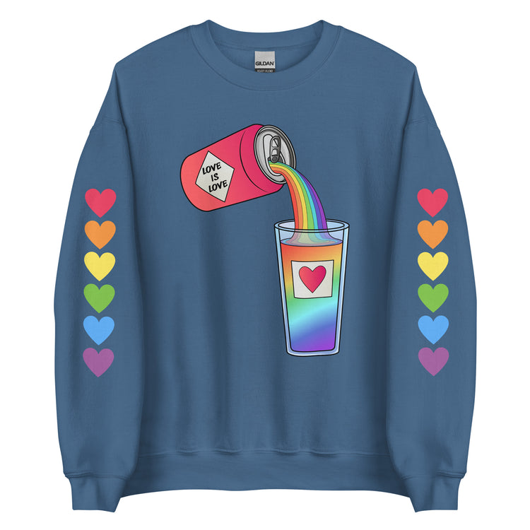 Love is Love Can Pour - All-Gender Sweatshirt