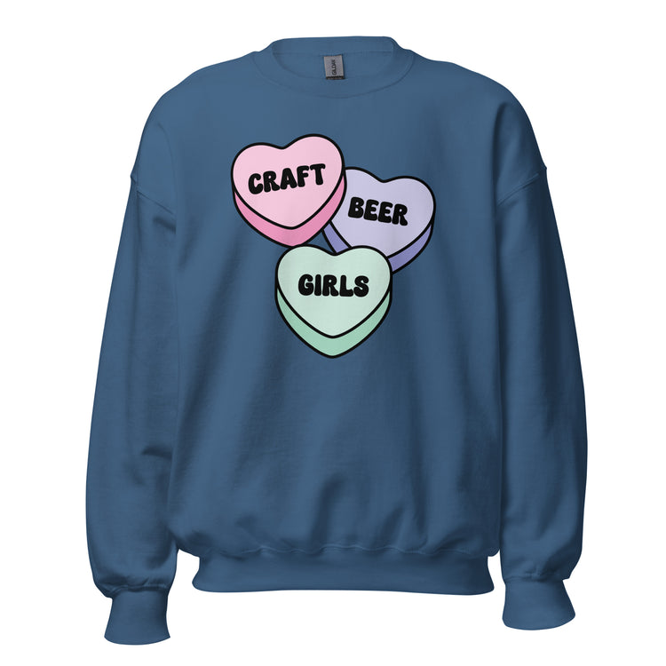 Craft Beer Girls Candy - Unisex Sweatshirt