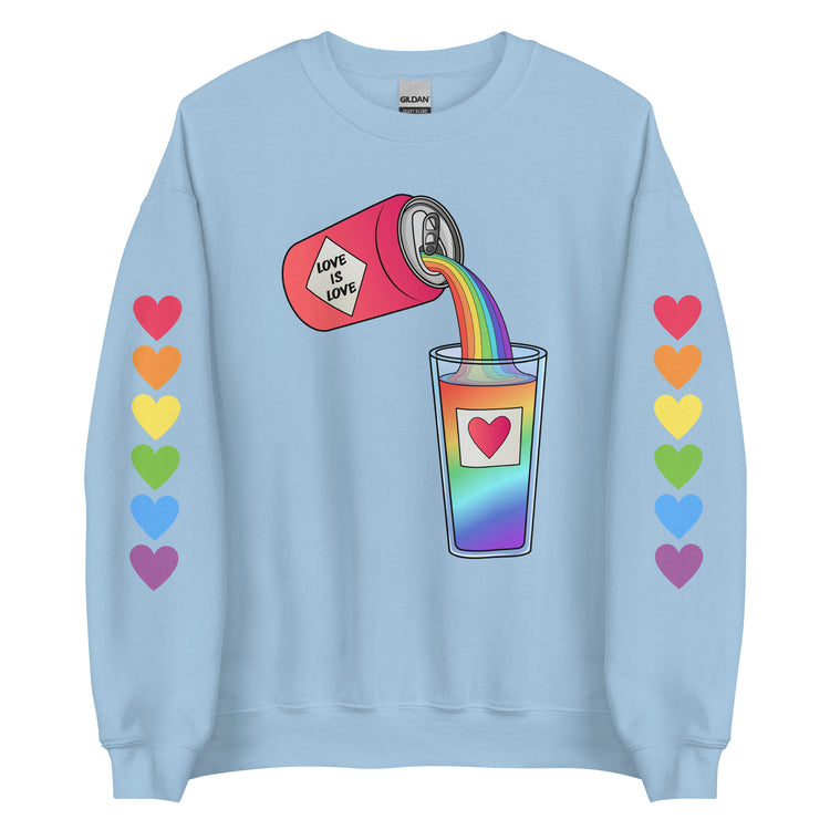 Love is Love Can Pour - All-Gender Sweatshirt