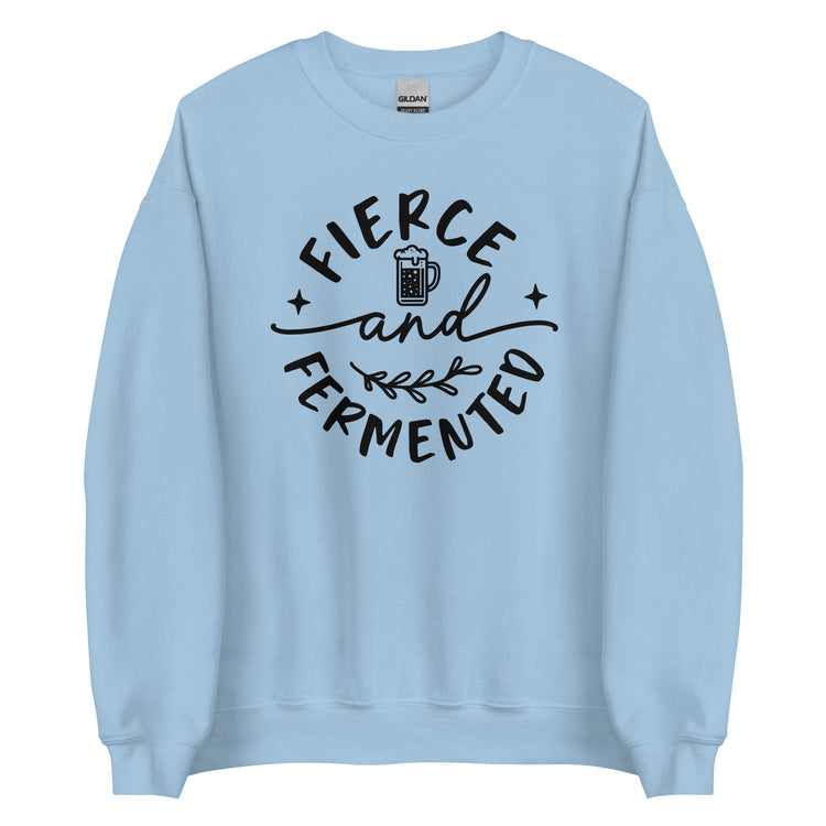 Fierce and Fermented - Black Ink - Unisex Sweatshirt