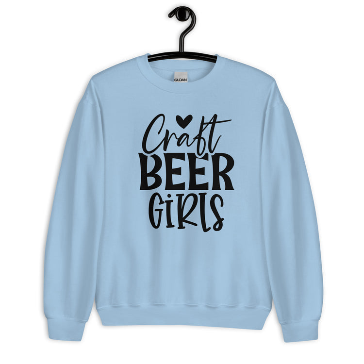 Craft Beer Girls - Black Ink - Unisex Sweatshirt