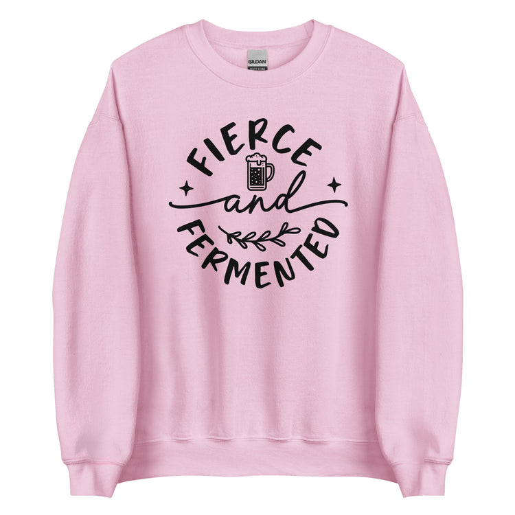 Fierce and Fermented - Black Ink - Unisex Sweatshirt