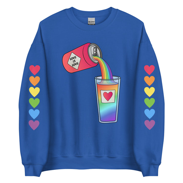 Love is Love Can Pour - All-Gender Sweatshirt