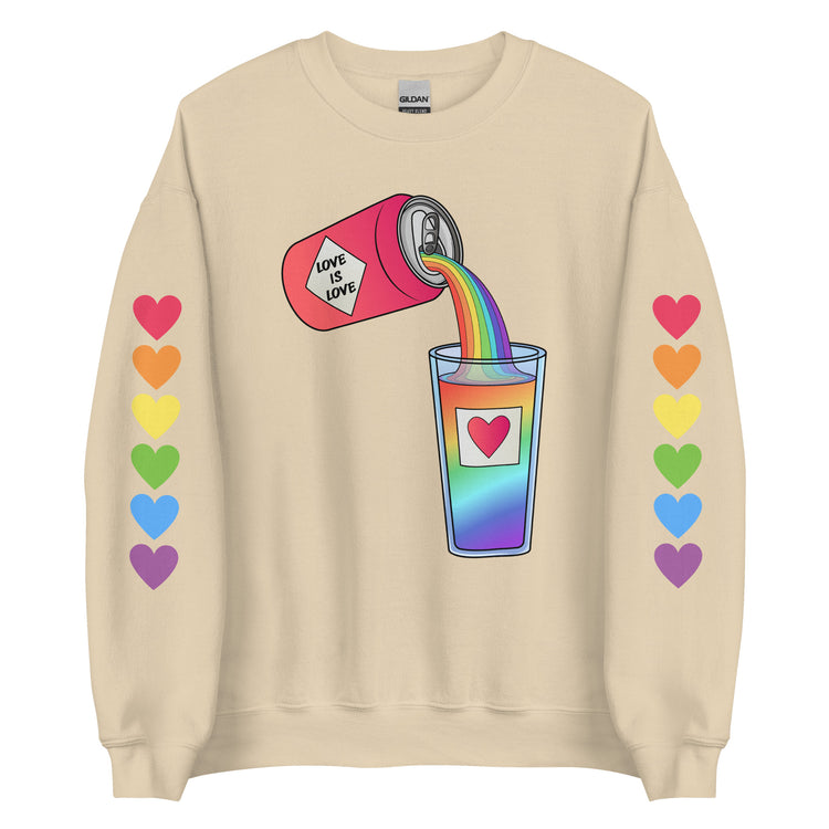 Love is Love Can Pour - All-Gender Sweatshirt