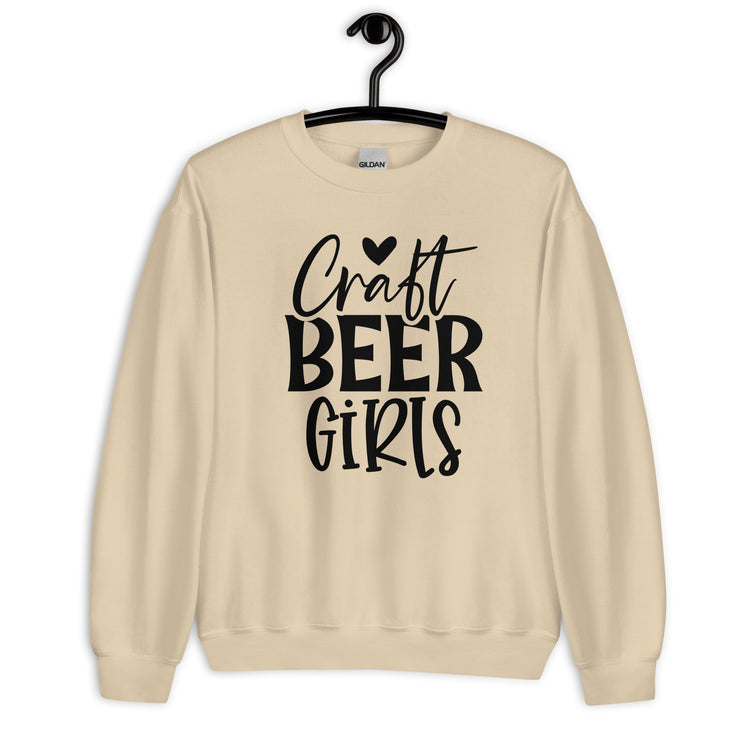 Craft Beer Girls - Black Ink - Unisex Sweatshirt