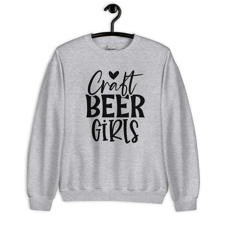 Craft Beer Girls - Black Ink - Unisex Sweatshirt