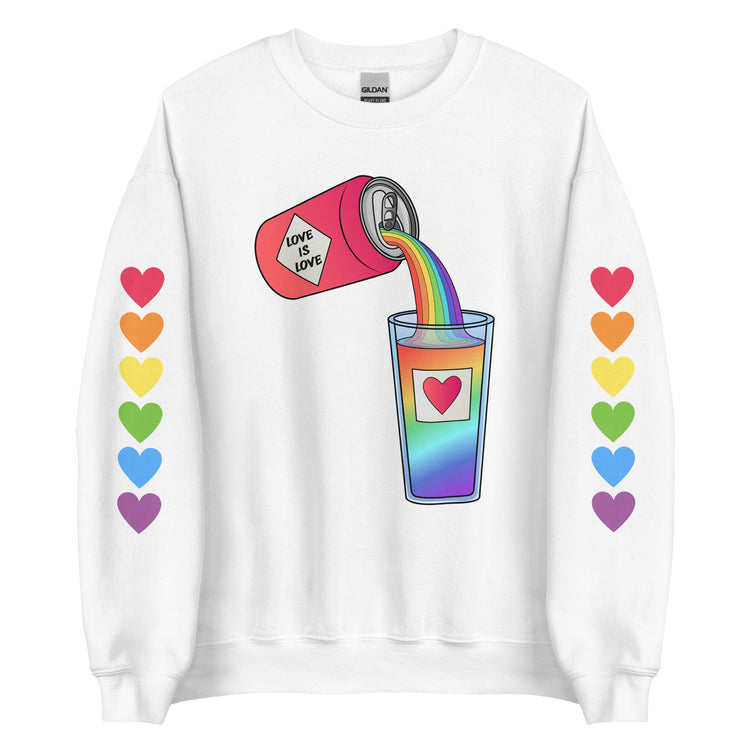 Love is Love Can Pour - All-Gender Sweatshirt