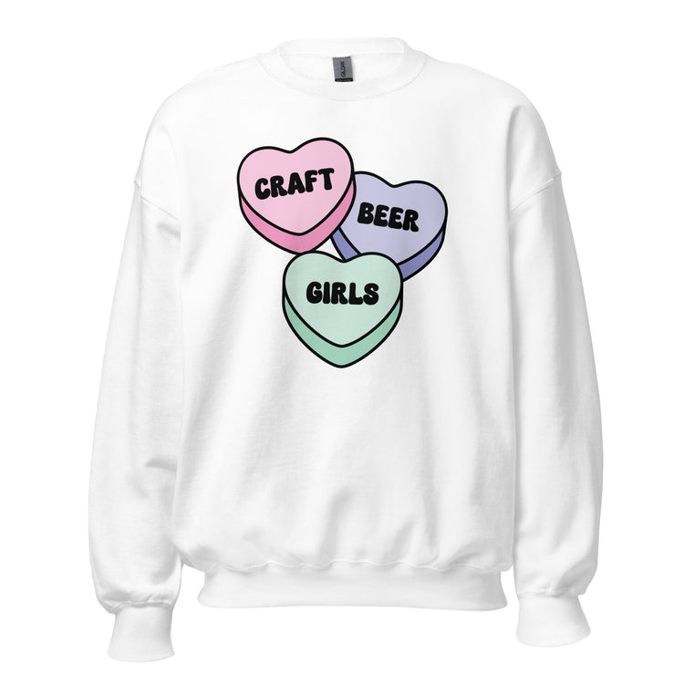Craft Beer Girls Candy - Unisex Sweatshirt