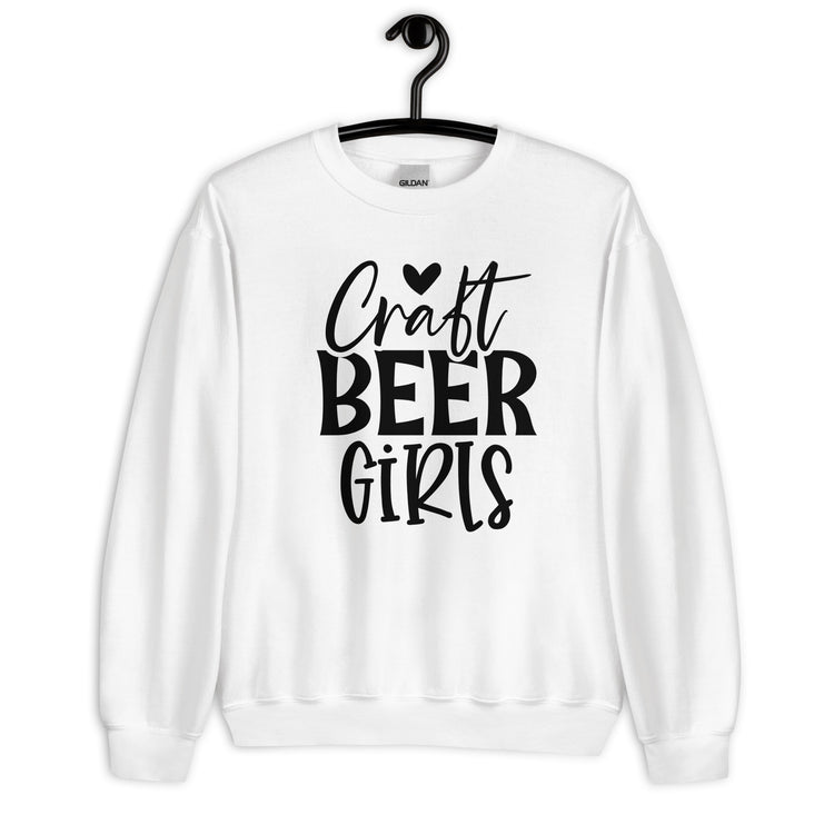 Craft Beer Girls - Black Ink - Unisex Sweatshirt