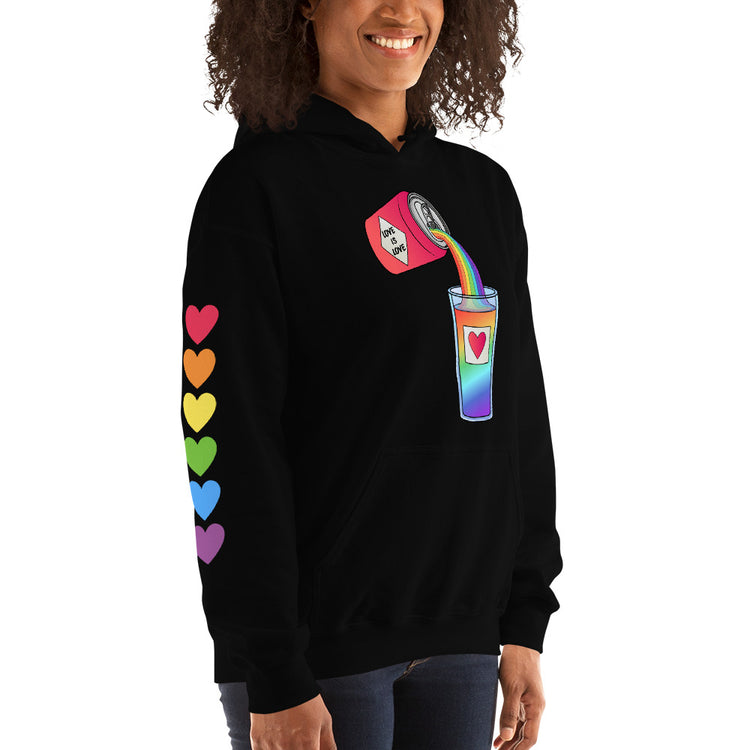 Love is Love Can Pour - All-Gender Hoodie