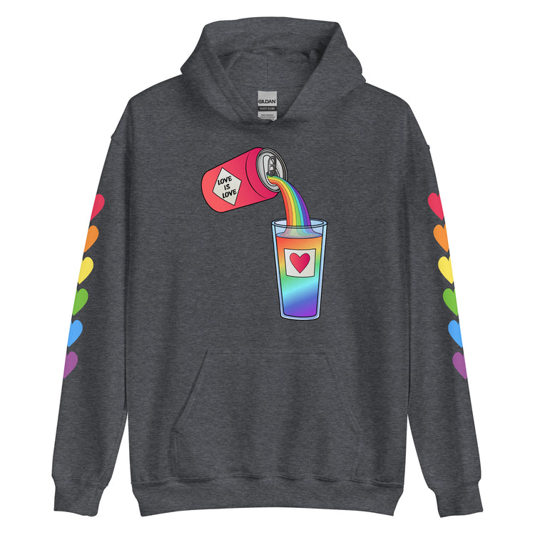 Love is Love Can Pour - All-Gender Hoodie