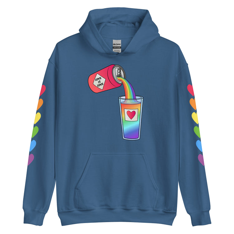 Love is Love Can Pour - All-Gender Hoodie