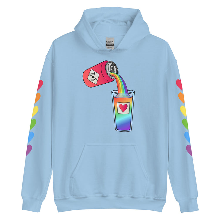 Love is Love Can Pour - All-Gender Hoodie
