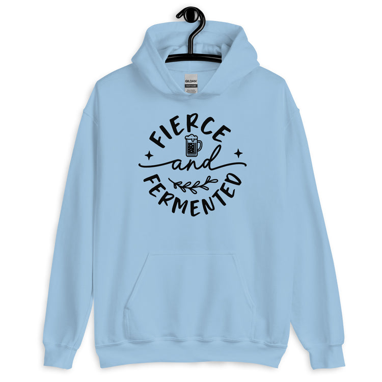 Fierce and Fermented - Black Ink - Unisex Hoodie