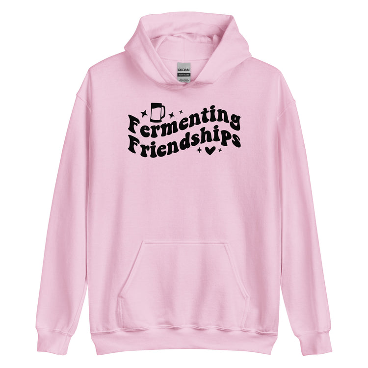 Fermenting Friendships - Black Ink - Unisex Hoodie