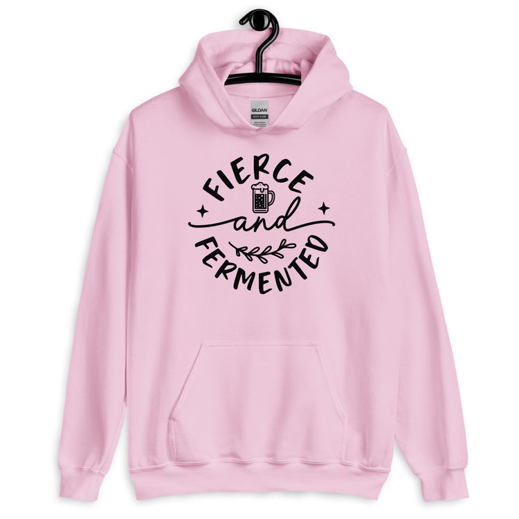 Fierce and Fermented - Black Ink - Unisex Hoodie