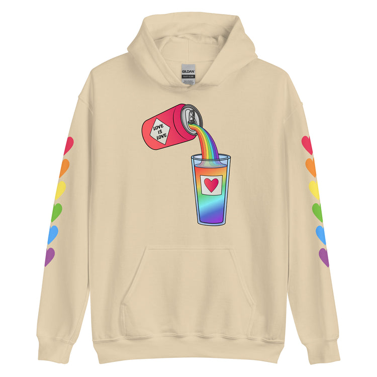 Love is Love Can Pour - All-Gender Hoodie