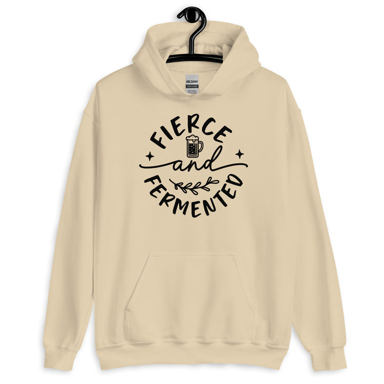 Fierce and Fermented - Black Ink - Unisex Hoodie